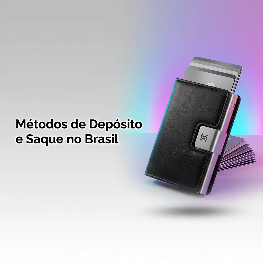 Métodos de depósito e saque na Aposta Ganha: Pix, criptomoedas e AstroPay disponíveis no Brasil.