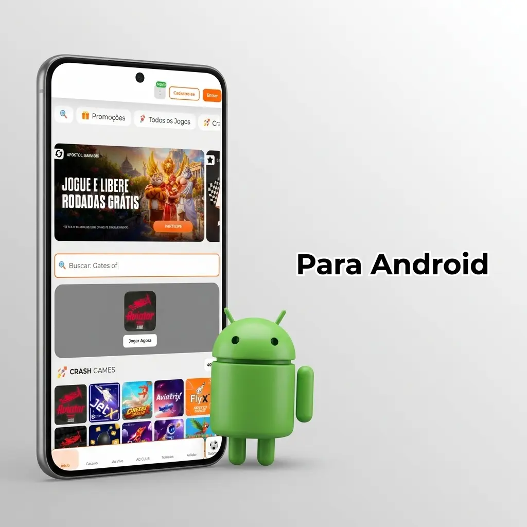 Guia de instalação do APK da Aposta Ganha no Android 5.0 ou superior com 2 GB de RAM.