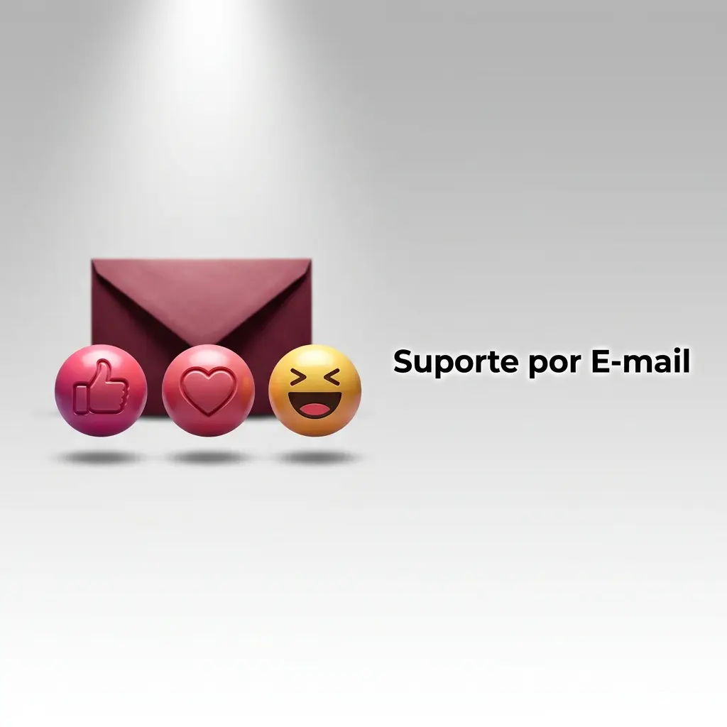 Suporte por e-mail da Aposta Ganha para envio de documentos e solicitações formais com resposta em até 24 horas.