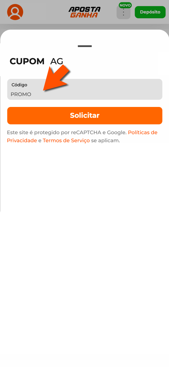 Insira código na Aposta Ganha e desbloqueie promoções adicionais agora.
