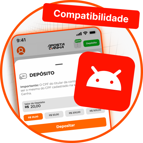 Aproveite o aplicativo Aposta Ganha em dispositivos Android com desempenho estável e carregamento rápido.