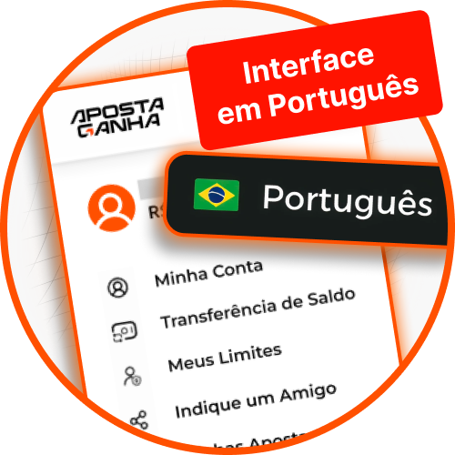 Use o aplicativo Aposta Ganha em português e navegue facilmente por menus pagamentos e suporte.