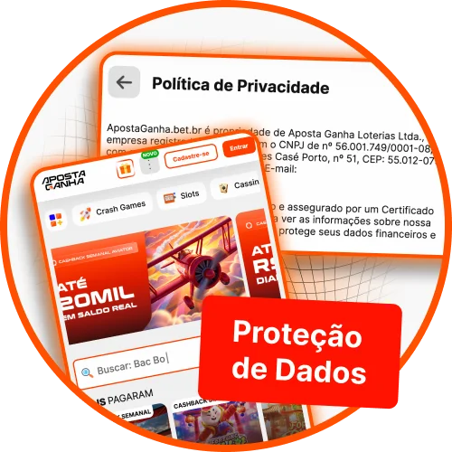 Jogue com total segurança e criptografia SSL na Aposta Ganha.