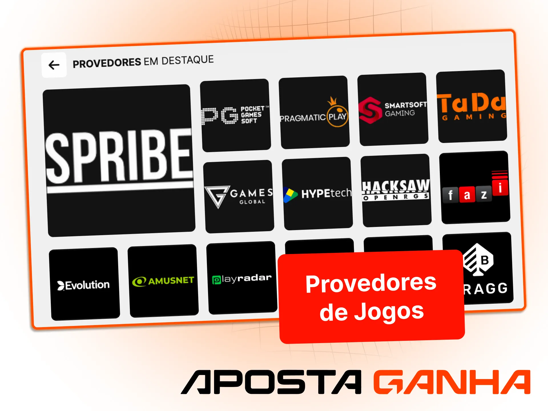 Explore jogos de mais de cinquenta provedores de qualidade na Aposta Ganha.