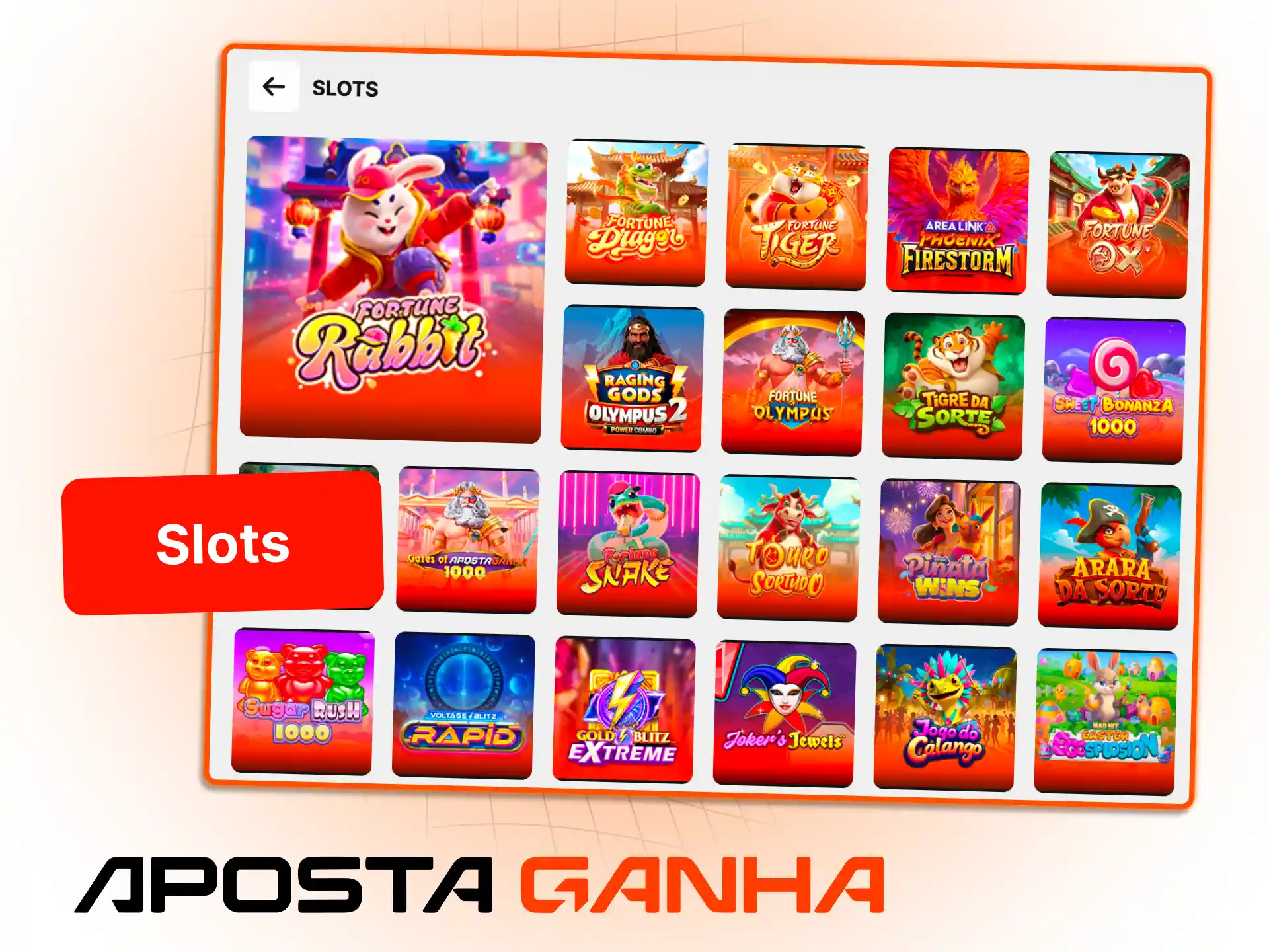 Descubra slots temáticos e máquinas de jackpot na Aposta Ganha.