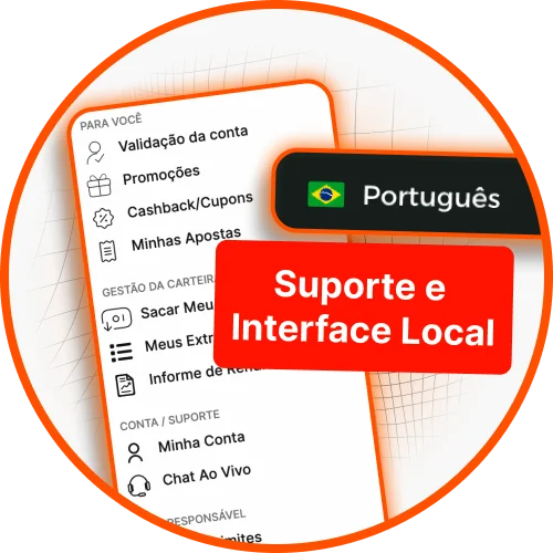 Jogue com suporte total em português na Aposta Ganha.